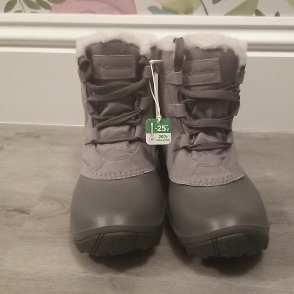 Brand new w box Colombia grey snow ski boots sz 9 new in box - Picture 5 of 9